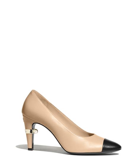 chanel satin pumps|Chanel lambskin pumps.